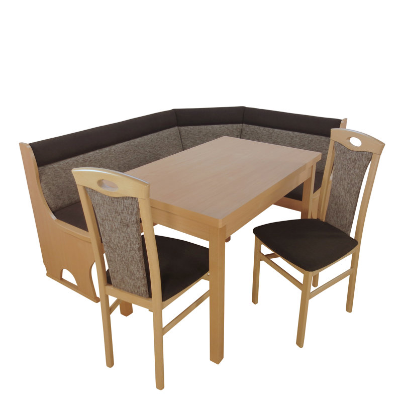 Longshore Tides Eckbankgruppe mit ausziehbarem Tisch, 2 Stühlen und